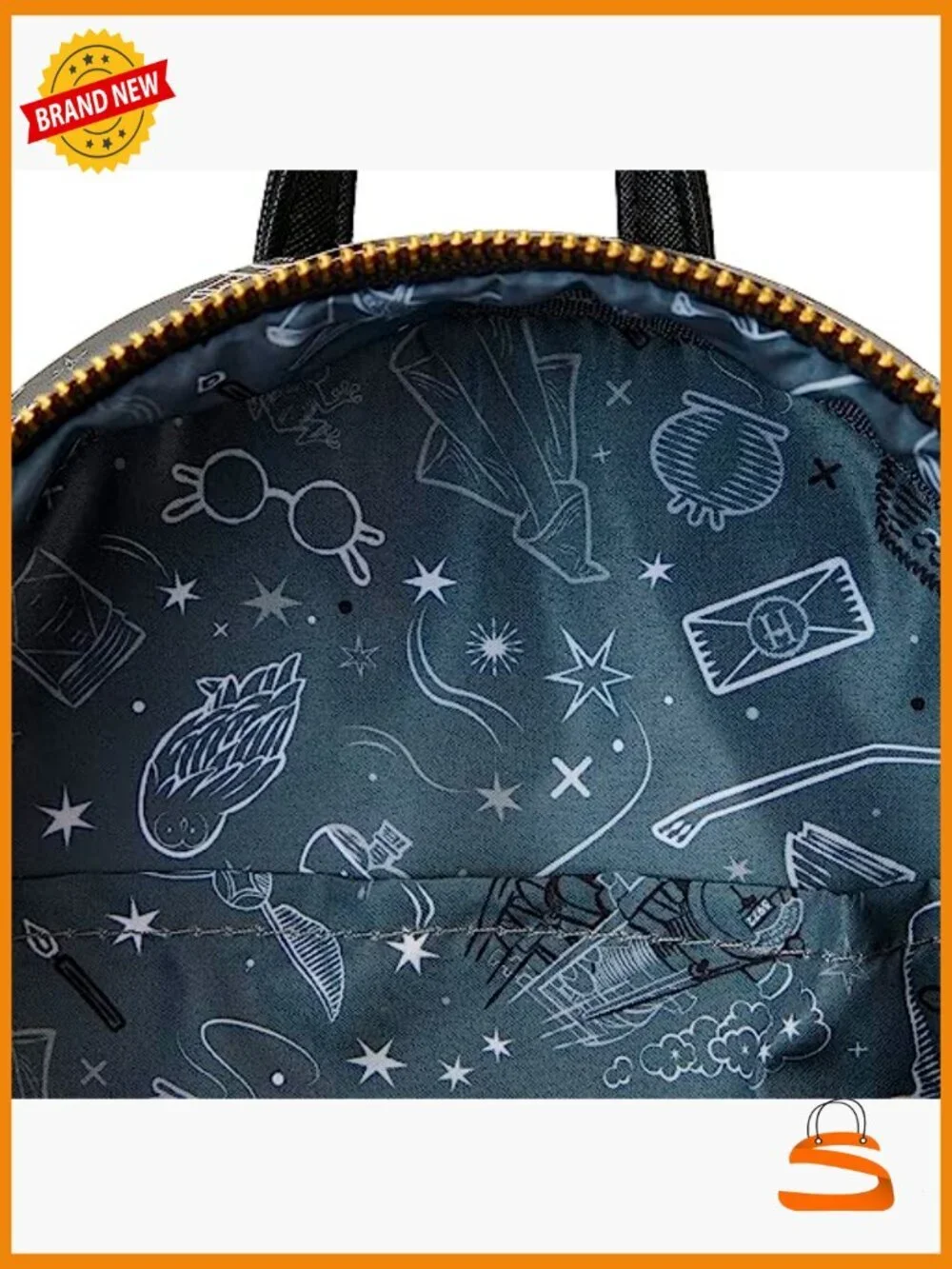 Harry Potter All Over Print Mini Backpack Shoulder Bag Purse